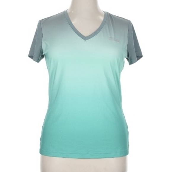 Fila Tops - Fila Sport Active Tee -Multi Shade Green Shirt  XL